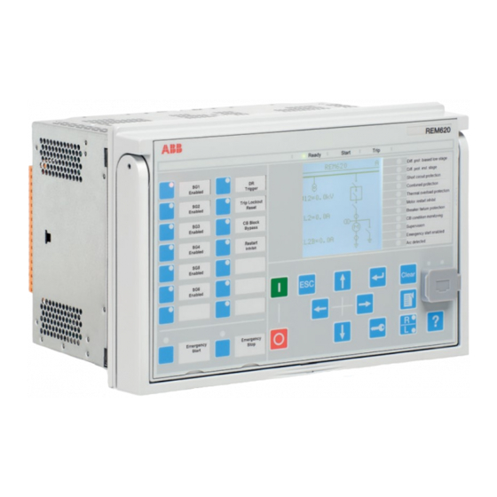 ABB REM620E_F NBMNAANNABC1BNN1XF Motor P