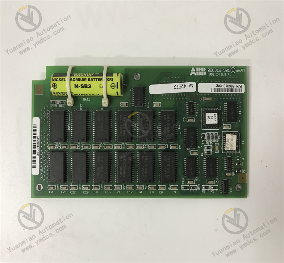 ABB 086318-002 086318-501 Static RAM Mem